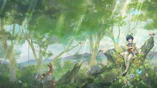 竹林间-歌词